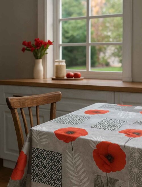 toile cirée coton molletonnée