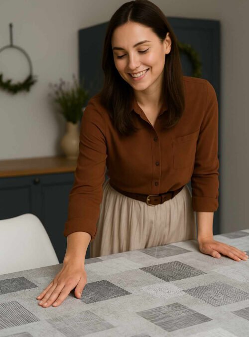 toile cirée éco responsable lessivable