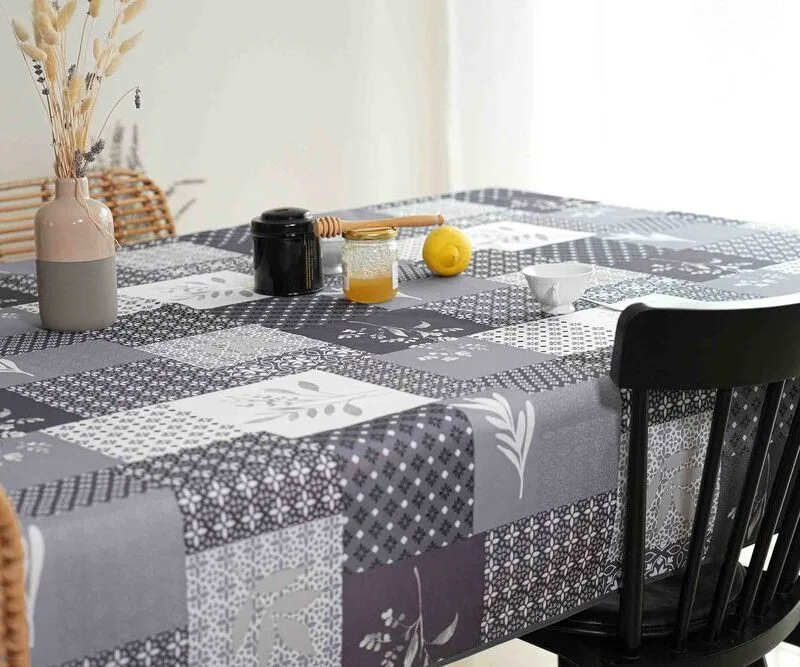 nappe polyester gris