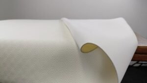 Protège-table standard blanc PVC expansé face antidérapante, 