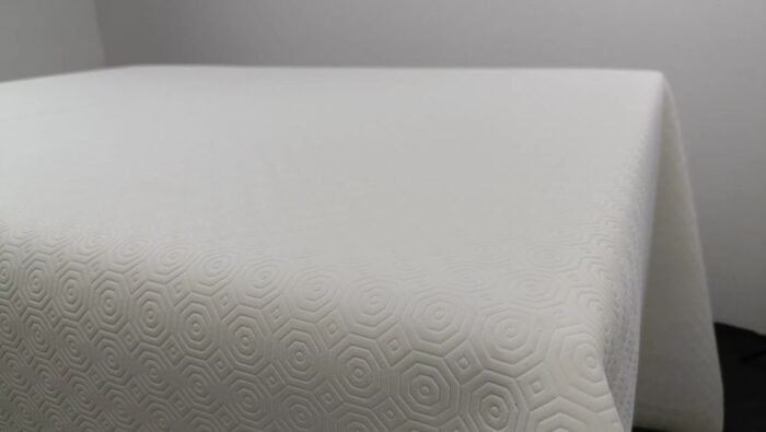 protège table standard blanc largeur 140cm – Image 2