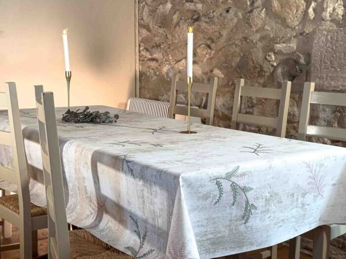 protège table Gomtex sauge