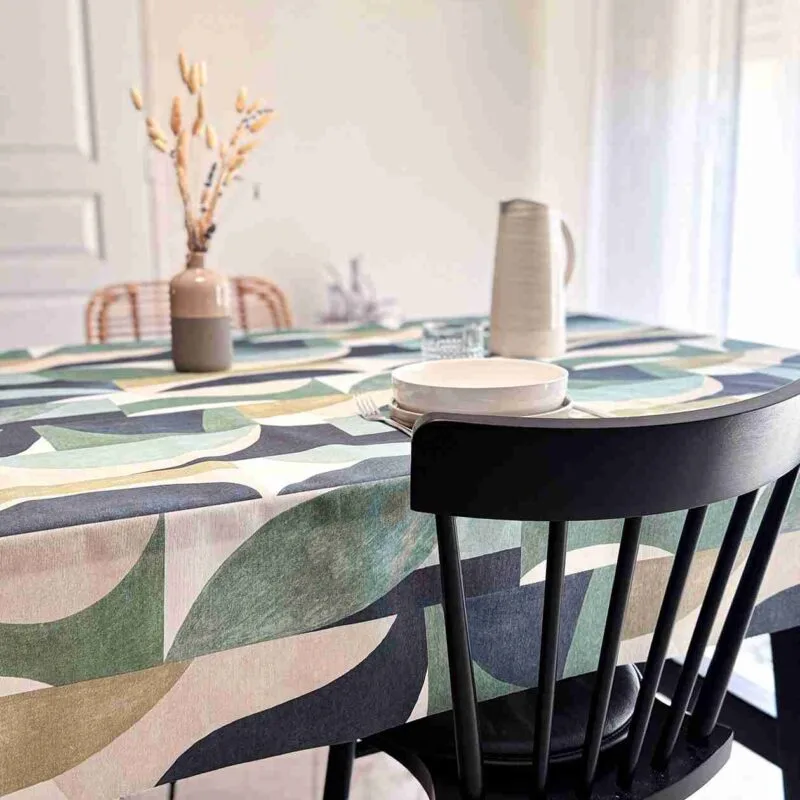 Tissue enduit Bora bora - Tissue Enduit Terax Green | Ronde des Nappes