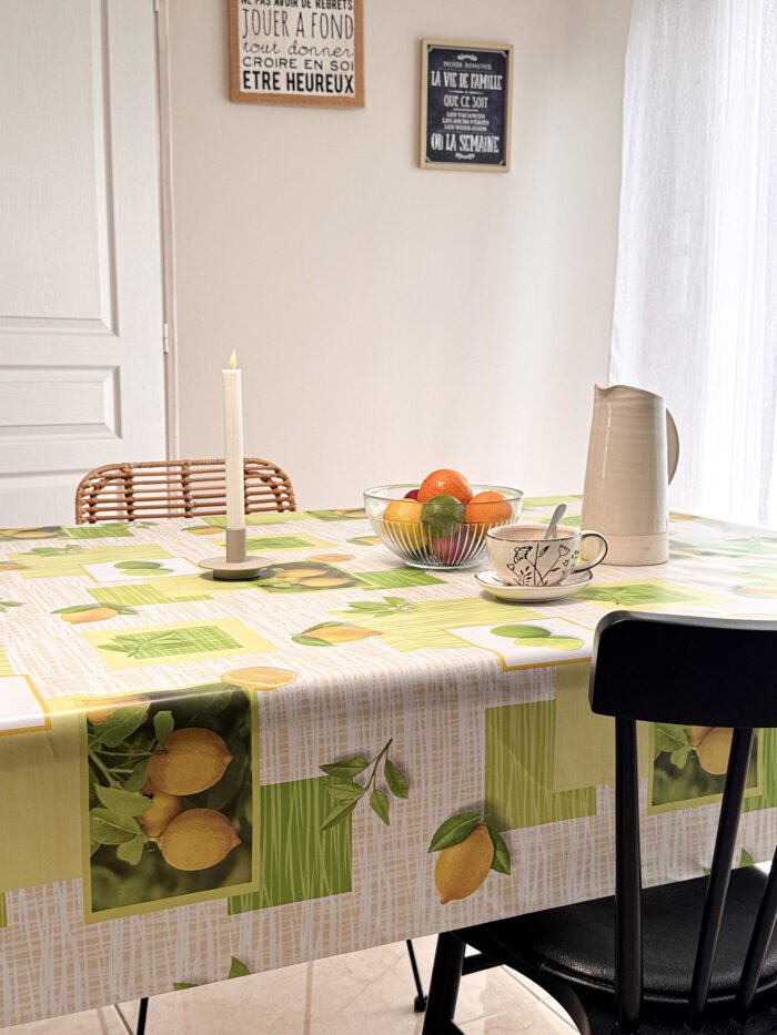 Toile cirée Déco modèle citronade