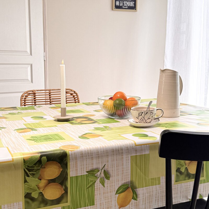 Toile cirée Déco modèle citronade