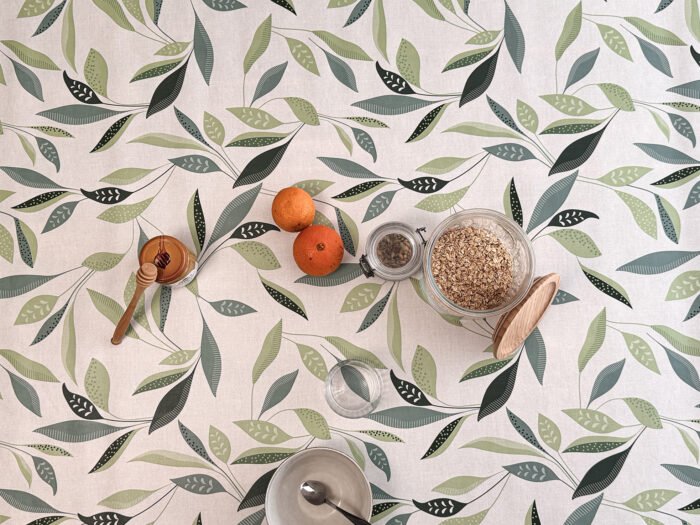 Toile cirée Déco modèle class amande – Image 2