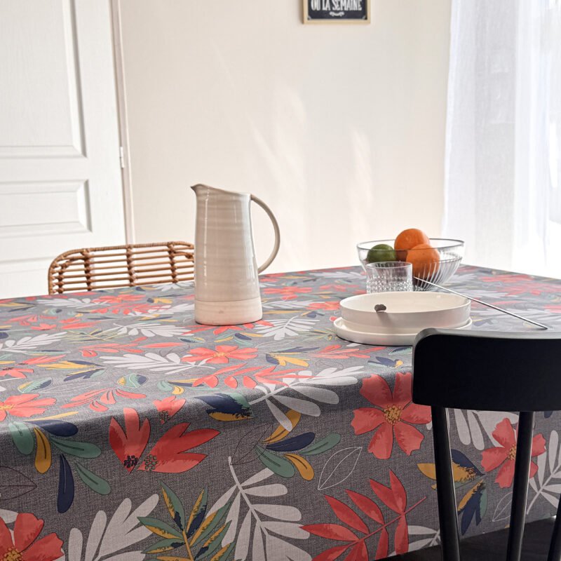 Toile cirée Déco modèle Emma bleu
