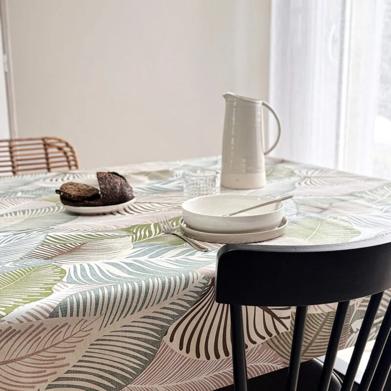 Toile cirée Déco modèle Mano - Toile Ciree Deco Mano | Ronde des Nappes