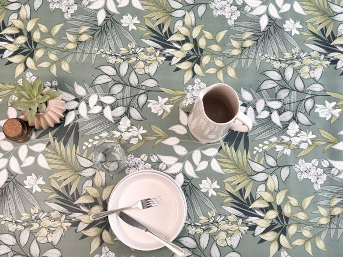 Toile cirée Déco modèle Paloma green – Image 3