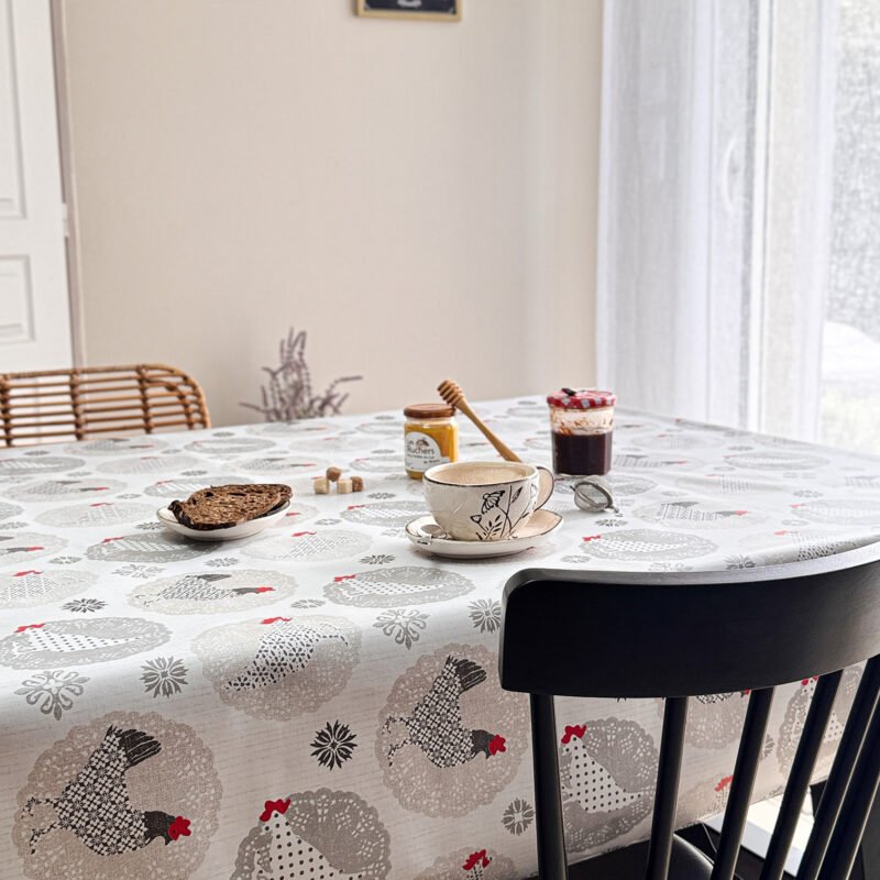 Toile cirée Déco modèle Poulette