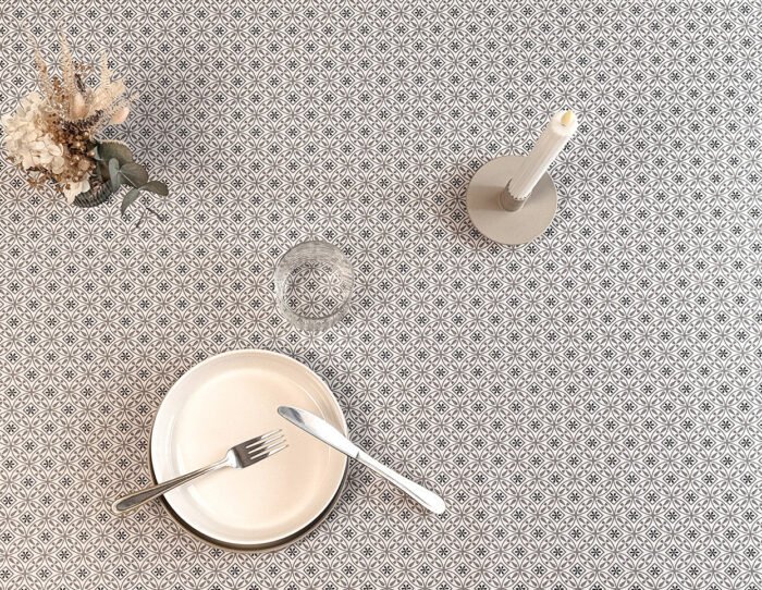 Toile cirée Déco modèle Small perle – Image 3