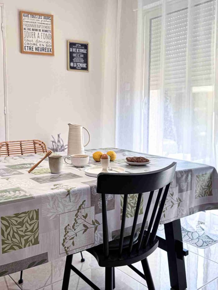 Toile cirée déco fougère