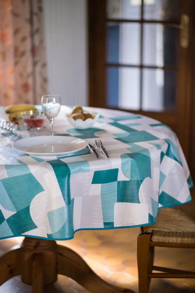 Toile-cirée-nuance-vert-largeur-160cm-ronde-des-nappes-2 | Ronde des Nappes