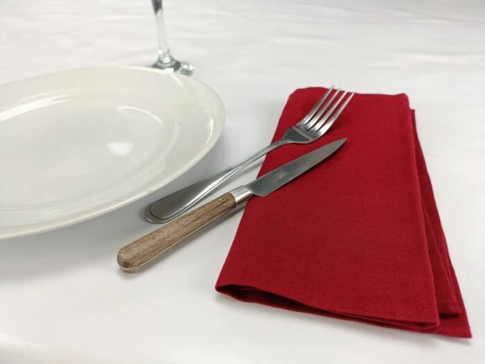 Serviette de table uni coton