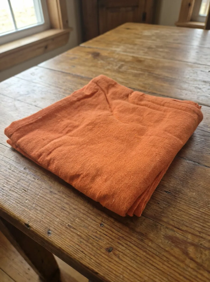 Serviette de table coton paprika 44x44 cm lot de 6 – La Ronde des Nappes