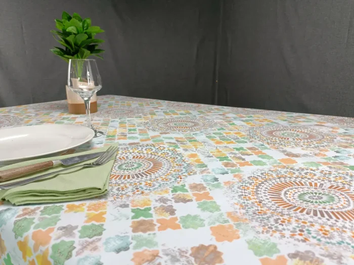 Toile cirée déco Arabesque