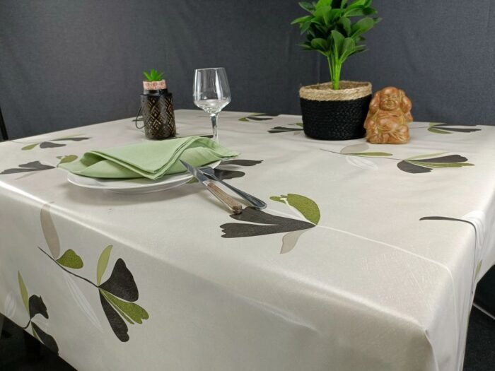 Toile cirée déco Camille vert