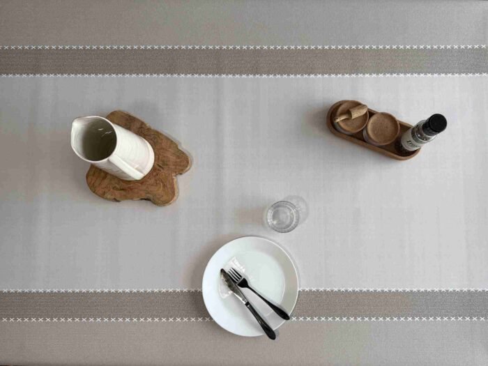 protège table Gomtex Cotonnade Beige – Image 3