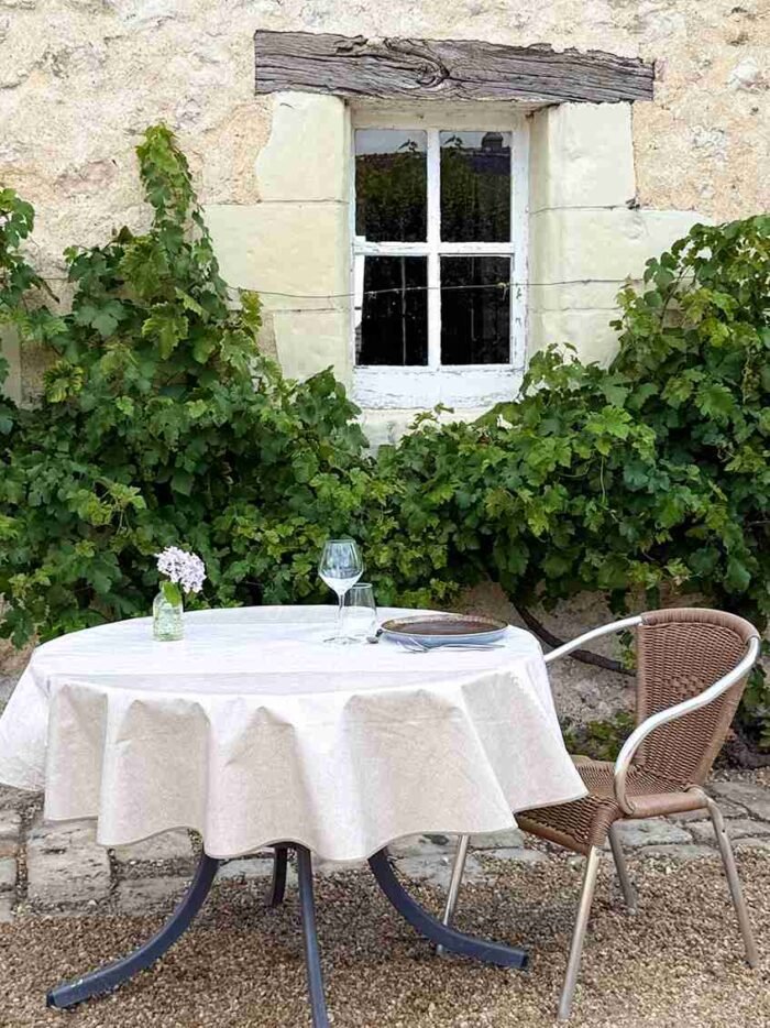 Toile cirée Etoffe beige