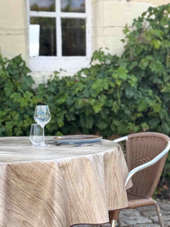 Toile cirée Frêne effet bois