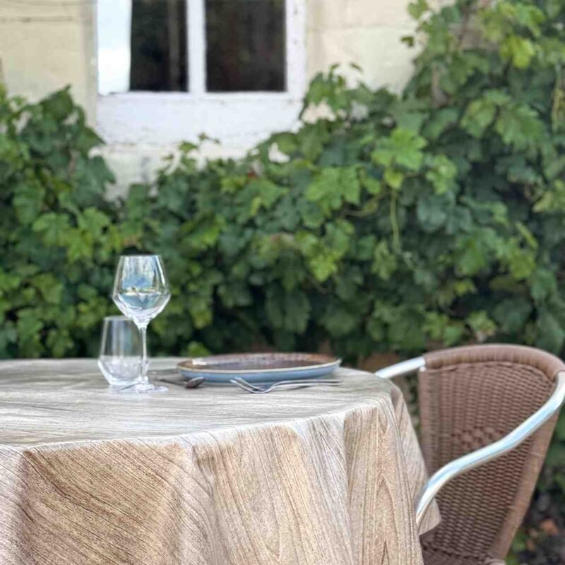 Toile cirée Frêne effet bois