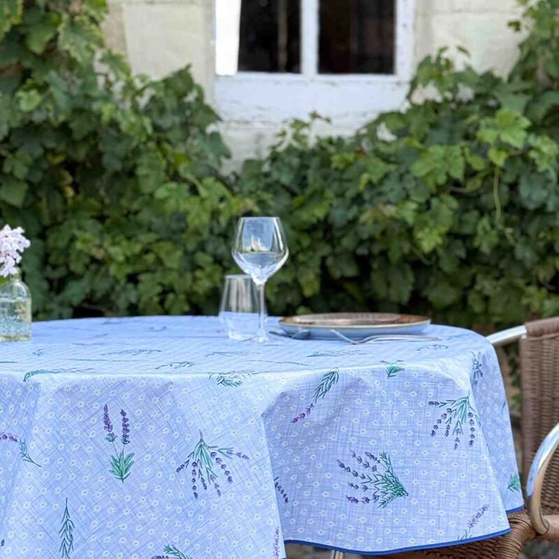 Toile cirée Saint paul bleu