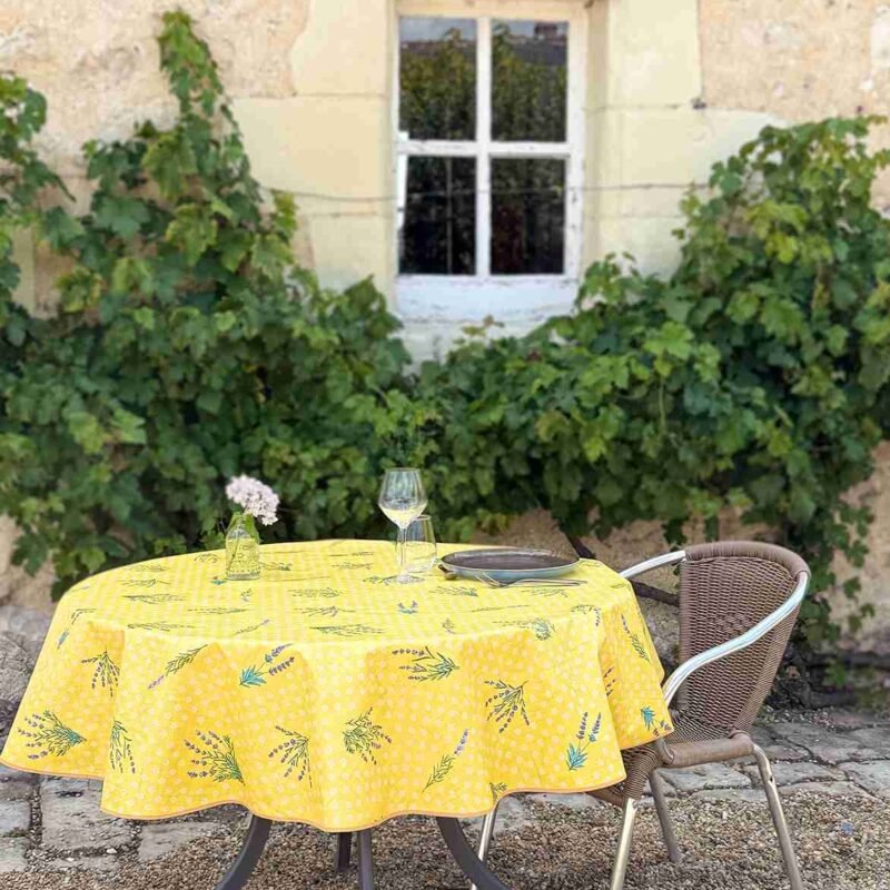 Toile cirée Saint paul paille
