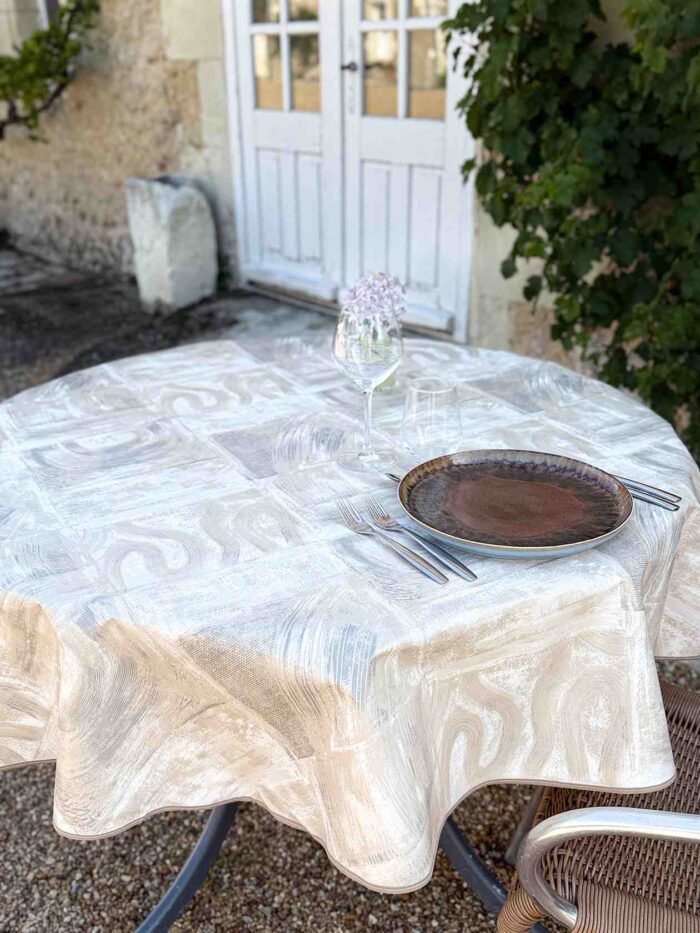 Toile cirée Taloche beige – Image 2