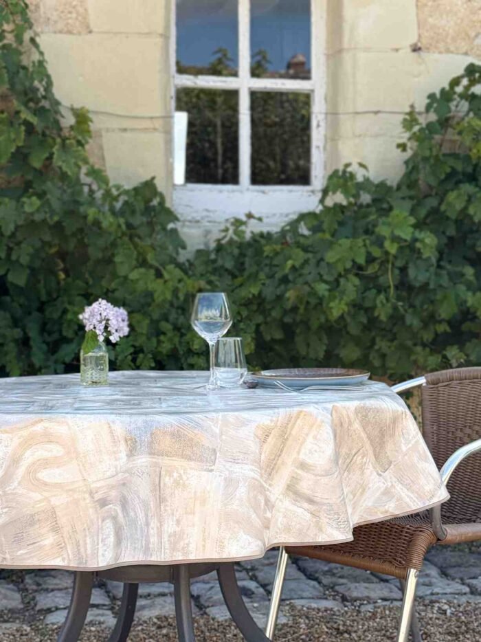 Toile cirée Taloche beige
