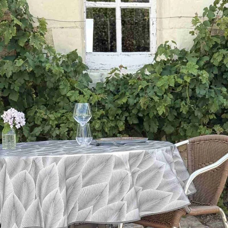 toile cirée teophile anthracite