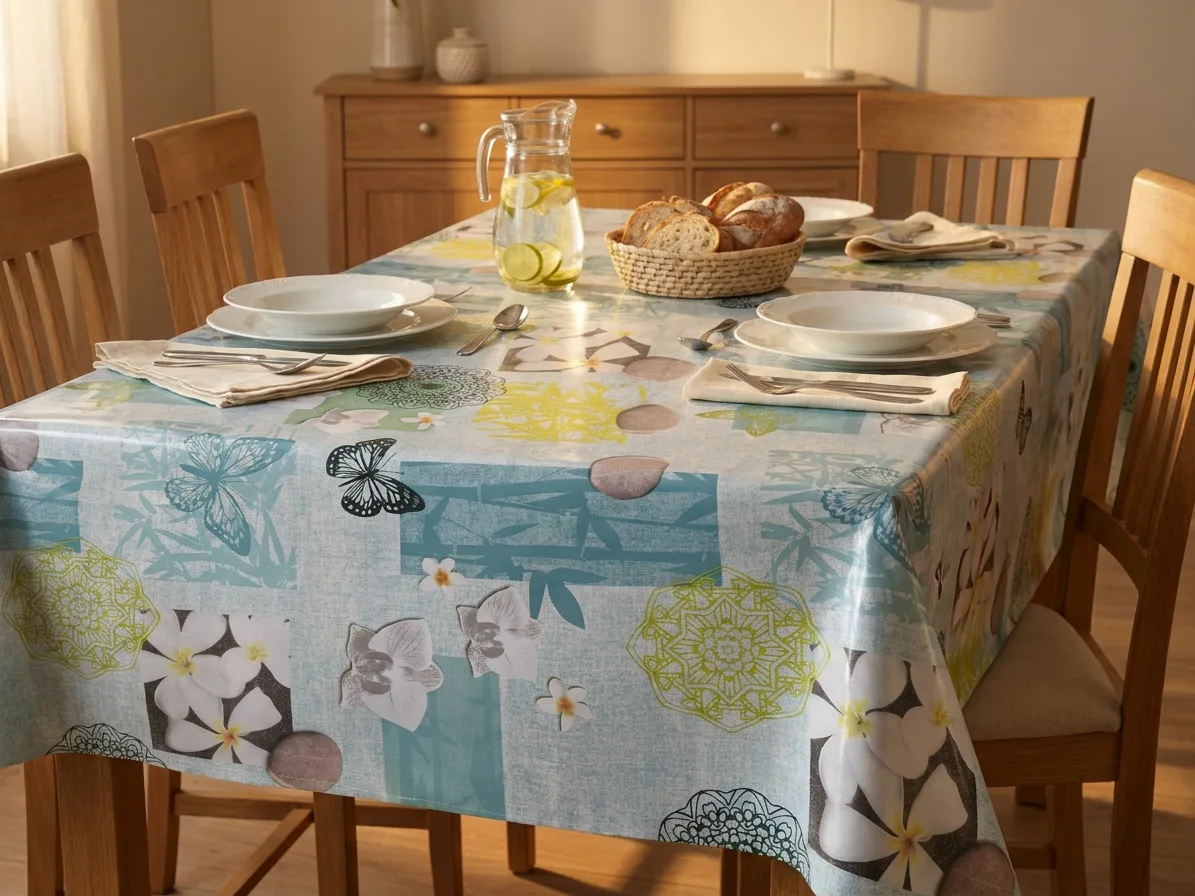 Toile cirée Déco modèle Orchi