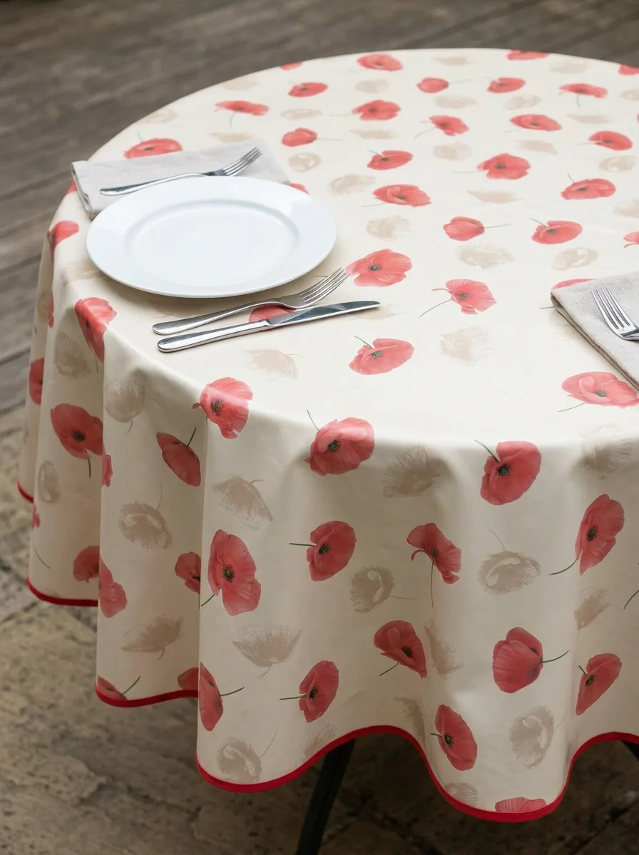 Toile cirée déco Coquelicot – Image 3
