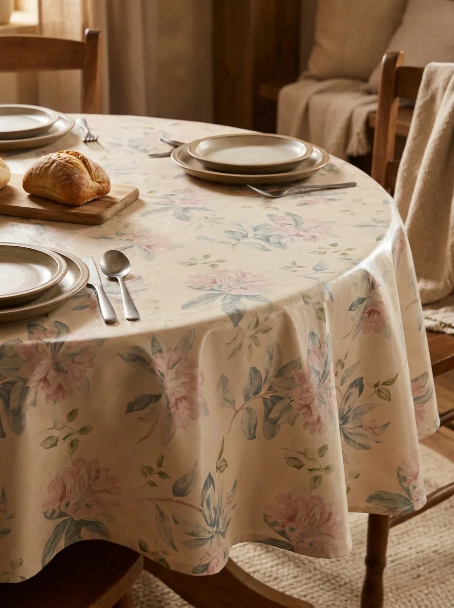 Toile cirée Ronde Paula
