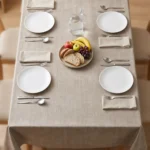 Toile cirée molletonné Effet Ciment Beige – motif ciment structuré en camaïeu de beige et taupe, OEKO-TEX®, largeur 140 cm