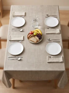 Toile cirée molletonné Effet Ciment Beige – motif ciment structuré en camaïeu de beige et taupe, OEKO-TEX®, largeur 140 cm